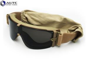 China Polarized Tactical Military Goggles , Military Issue Prescription Glasses TR90 Hunting wholesale