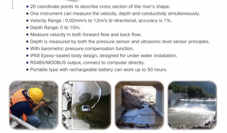 Doppler Area Velocity Flow Meter
