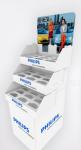 Paper shelf product display box, green shopping mall supermarket paper shelf,