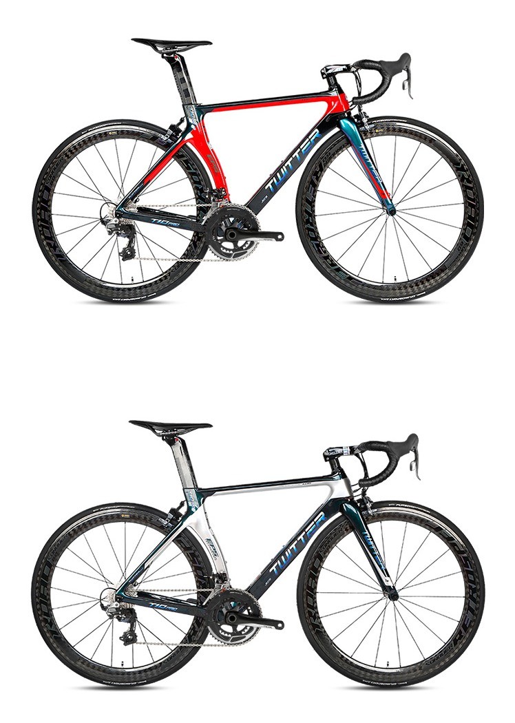 Full Inner Cable Bike Carbon Fiber Road Bike 22 Speed Carbon Wheelsets
