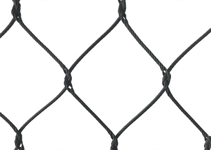 7x19 Black Oxide Wire Rope Mesh Stainless Steel Cable Net 80x80mm