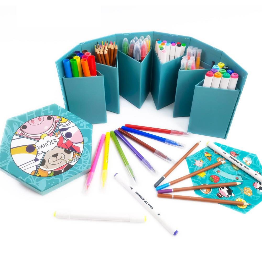 Children Gift Toy Painting Drawing Set Colorful Kids Art Set Eco Friendly