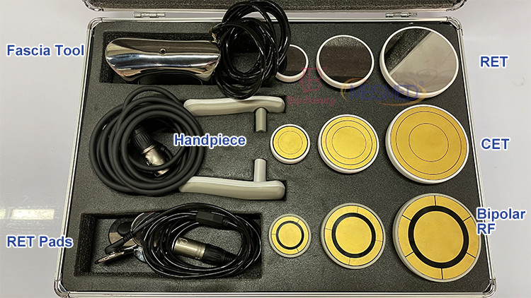 Indiba 448khz Tecar Therapy Pain Relief Diatermia Fisioterapy Physiotherapy Health Care Device