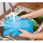 Resistant MAX Heat Silicone BBQ Grilling Gloves For Cooking Baking Barbecue