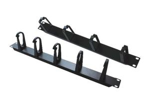 China 5-Ring Metal Cable Management Panel, 1U &amp; 2U wholesale