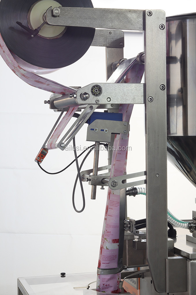 Liquid Soap / Body Lotion / Bean Sause Vertical Filling Forming Bag And Sealing Machine