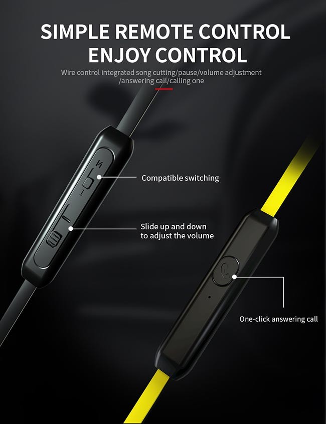 HiFi Sound 3.5mm 98dB Sport Earbuds Wired Earphone
