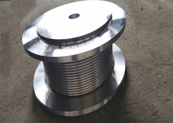 Customization Wire Rope Grooved Cable Drum For Hoist Windlass