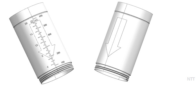 2 Cavity Precision Injection Molding for Plastic Parts of Sauce Cun Bottle 25MM