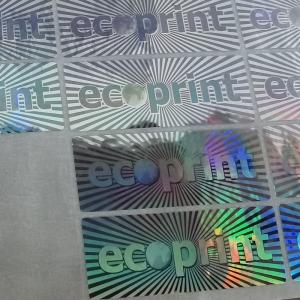 China ODM Laser Revenue Stamp Duty Trademark Printable Hologram Stickers wholesale