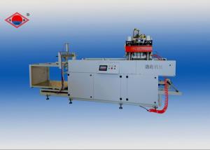 China Semiautomatic Lunch Box Pla Blister Vacuum Forming Machine Three Station wholesale