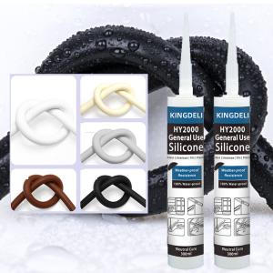 China Customized Clear Aquarium Silicone Sealant Weatherproof 280ml 300ml wholesale