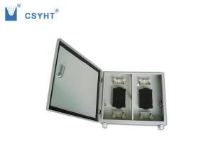 China Metal wall munted fiber optic distribution box 24FO for outdoor using wholesale