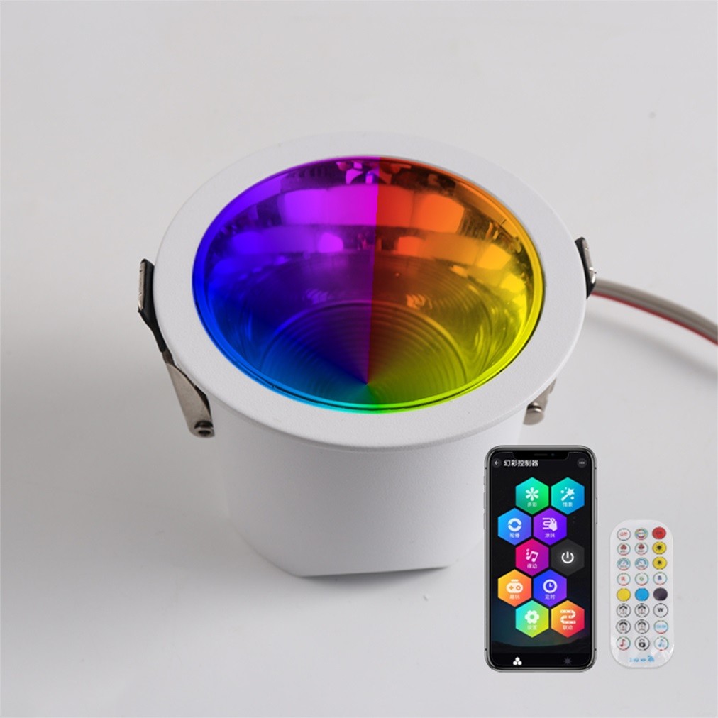 12w Cob Led Downlight Recessed Adjustable Customize 400LM SPI USC2904 LED Commercial Lighting