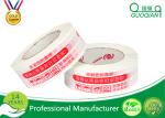 White Printed Packing Tape For Beverage / Food 31-50mic Thickness