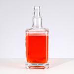 Hot Stamping 500ml 750ml Cube Vodka Alcohol Spirits Liquor Whisky Wine Glass