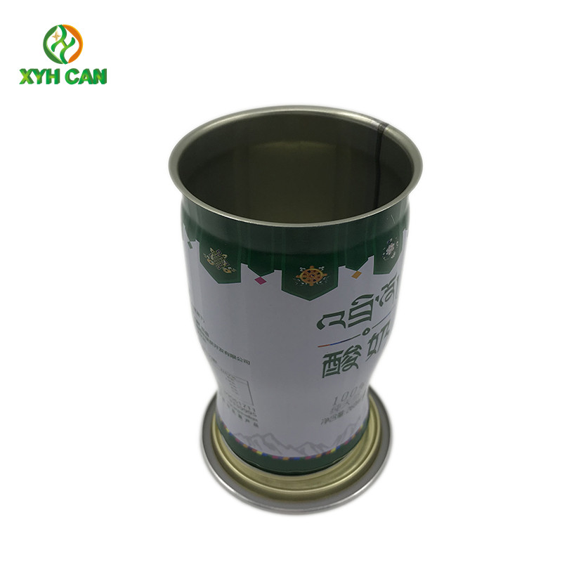 Diameter 52mm Adorable Shape Tin Can with SOT Lid for Yogurt Milk