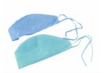 Disposable 35GSM Medical SMS Non Woven Head Cap With Tie
