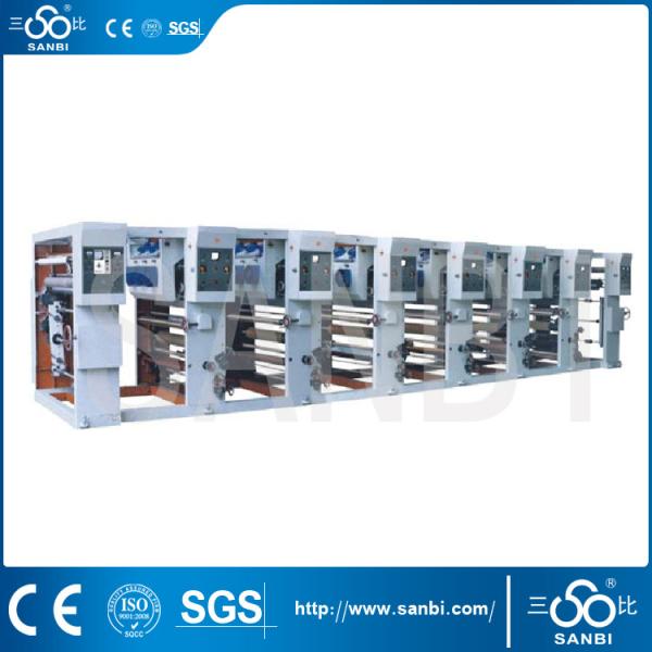 HDPE Bag Gravure Printing Machine Multicolor For Plastic Film / Paper Label