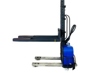 China Streamline Operations Semi Electric Pallet Stacker Overall Length 1700mm wholesale