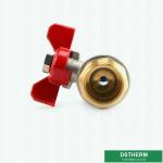 High Pressure Double Male Threaded Forged Brass Ball Valve Mini Brass Ball Valve