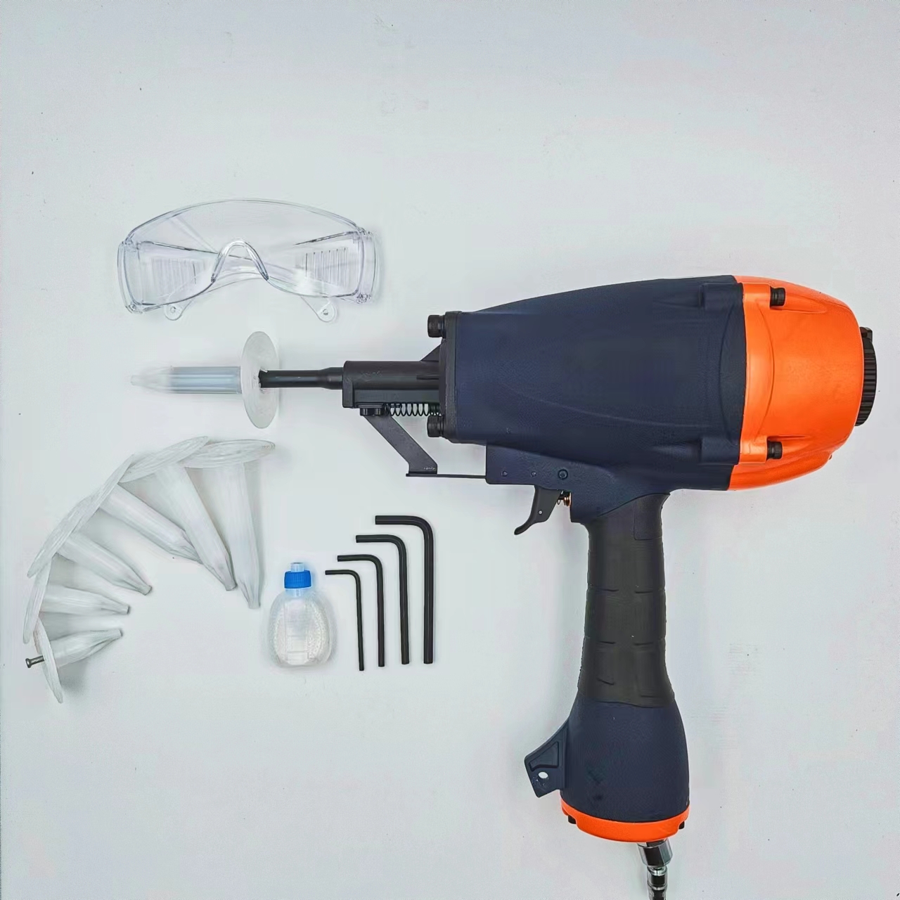 Gas Nail Gun For External Wall Insulation Air Pump Concrete Nail Gun