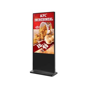 China 43 Inch Shopping Mall Advertising Touch Screen Kiosk Metal Case Toughened Glass Panel wholesale