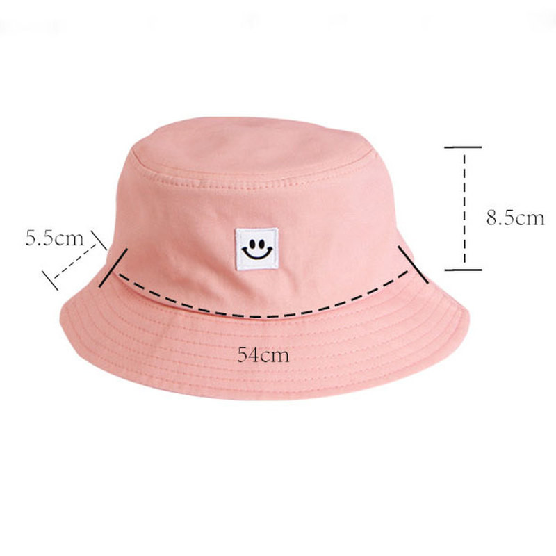 Double Sided 60cm Fishermen Bucket Hat For Ladies Travel Beach Cap