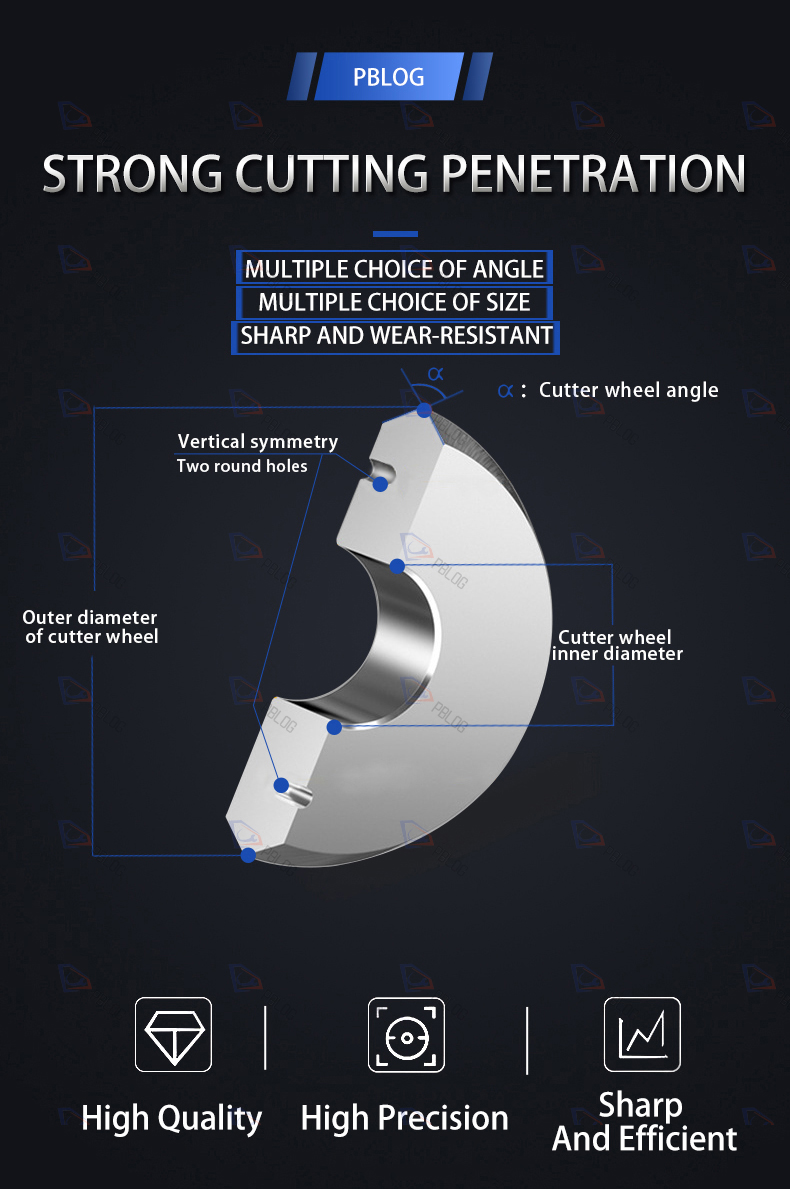 PBLOG Tungsten Steel Cutting Wheel Use For Glass Cutting Glass Cutting Fittings