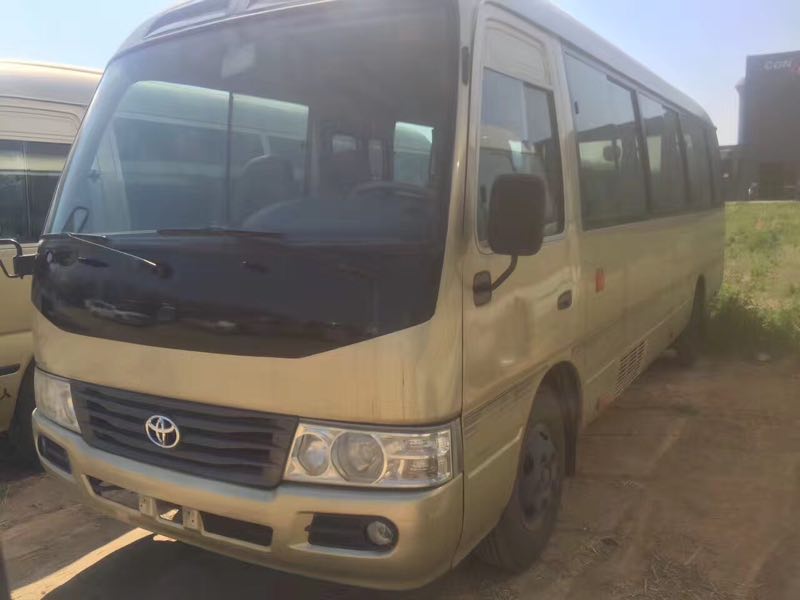 29 seats used Toyota diesel coaster bus left hand drive   engine 6 cylinder  TOYOTA coaster bus for sale