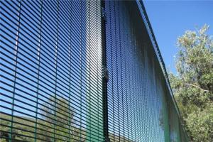 China Galvanised PVC Coated Welded Mesh Fencing Green V Mesh Fencing wholesale