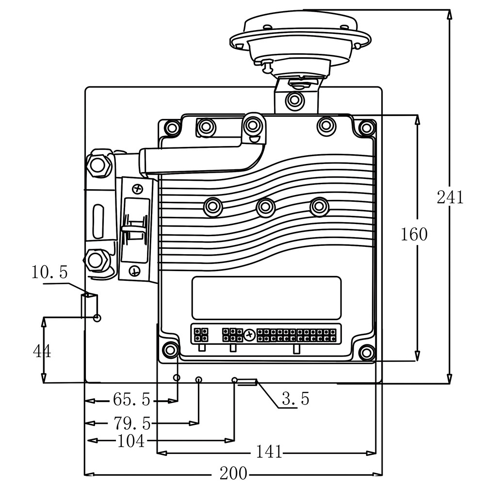 Programmable 24V Curtis Dc Motor Curtis 1230 Controller Instruments
