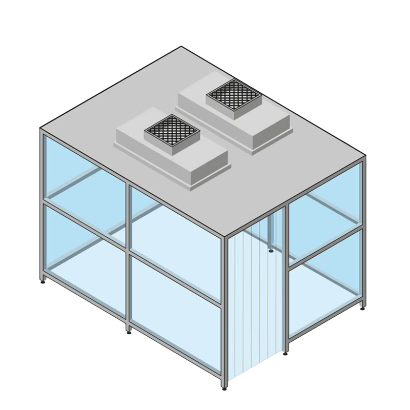 China Adjustable Thickness 40-70mm Modular Clean Room 220v Power Included wholesale