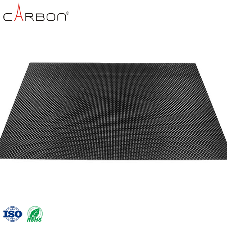 Hot Item Matte Metallic Brushed 3K Carbon Fiber Sheet Plate With Cut 0.005% S Content