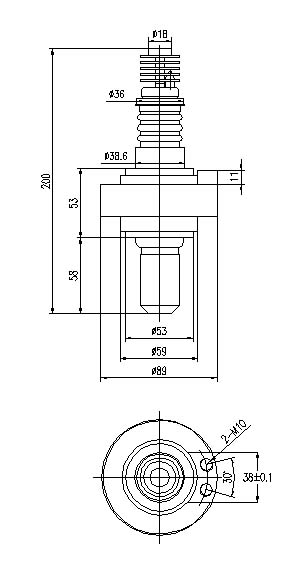 CK-619B 15kW-2450MHz-size