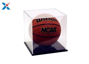 China 1mm Perspex Acrylic Display Case For Basketball Baseball Football wholesale