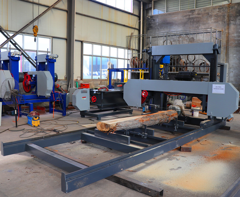 Portable Wood Cutting Band Saw Sawmill Horizontal Wood Band Saw Machine For Wood Working Band Saw For Cutting Wood