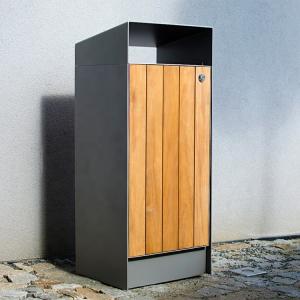 China Sustainable 880mm High 45L Outdoor Patio Garbage Can wholesale