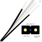 Outdoor HDPE Jacket Singlemode Fiber Cable For FTTH