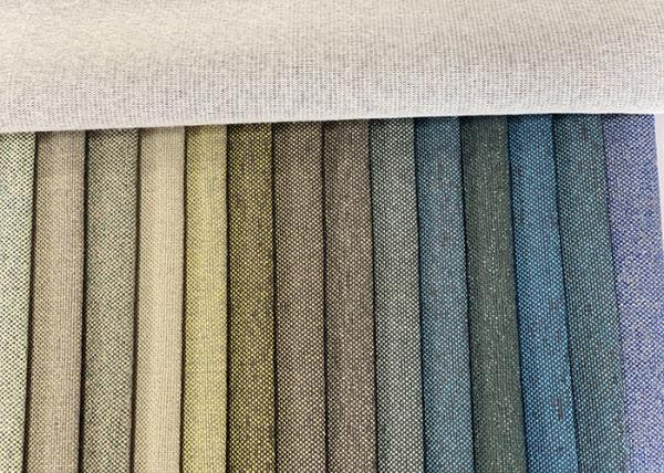 free sample polyester upholstery sofa linen fabric Home Textile Furnishing