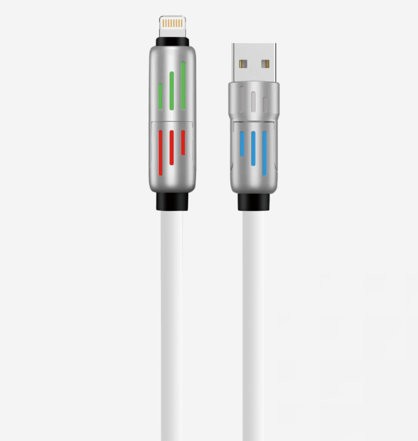 Silicone 4 In 1 Type C To Type C 60W USB A Charging Lightning Iphone Charger Cable