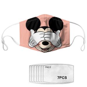 China Cartoon 5 Ply Washable childrens face mask With Elastic Earloop wholesale