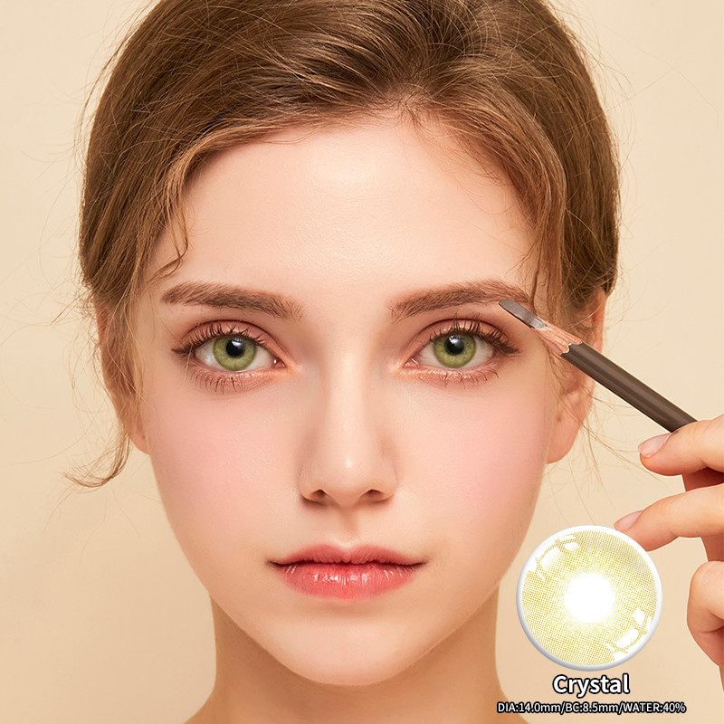 Odm Solid Most Realistic Colored Contacts Natural Looking For Dark Eyes