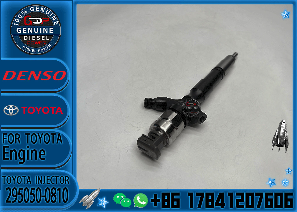 Diesel Injector common rail fuel injector 23670-0L110 295050-0810 2367009380 23670-09380 For Toyota HILUX VIGO 2KD ENGIN