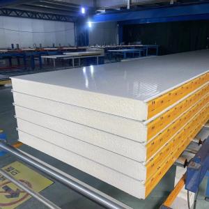 China Construction Stainless Steel Wall Panel with Fireproof Polyurethane Sandwich Insulation wholesale