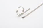 Self Locking Stainless Steel Banding Strap 19mm High Tensile Strength