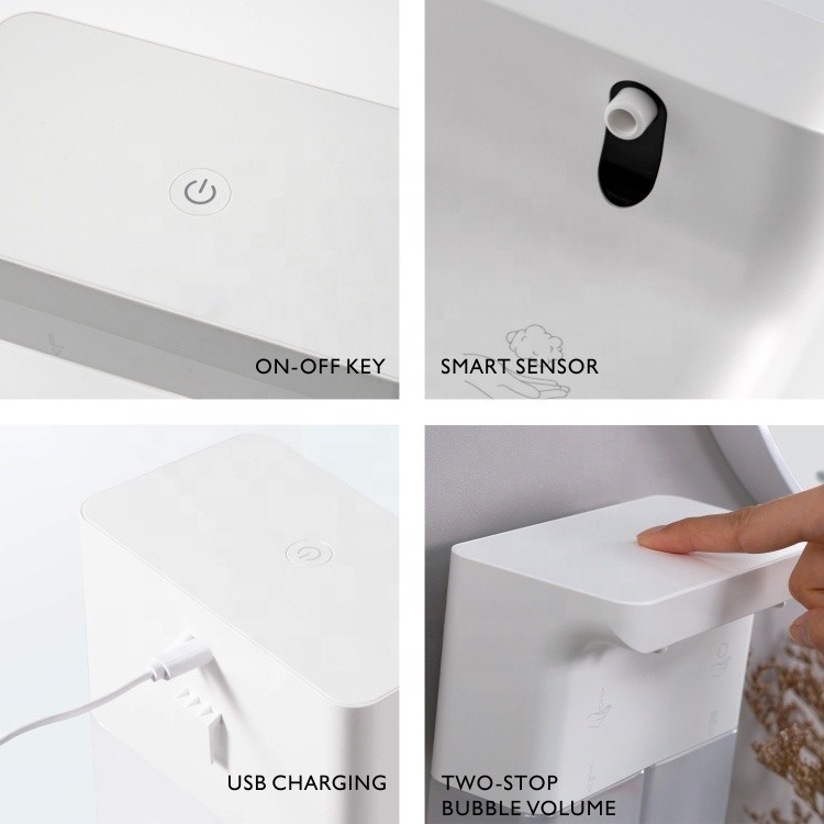 600ML Countertop Liquid Soap Dispenser CE ABS Wall Mounted Bathroom