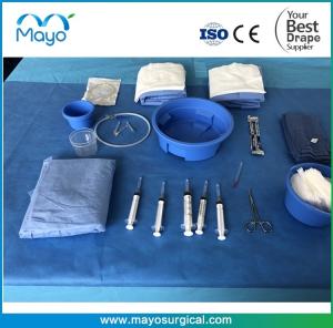China Customized Disposable surgical Angiography Pack drape sterile angio drape Pack wholesale