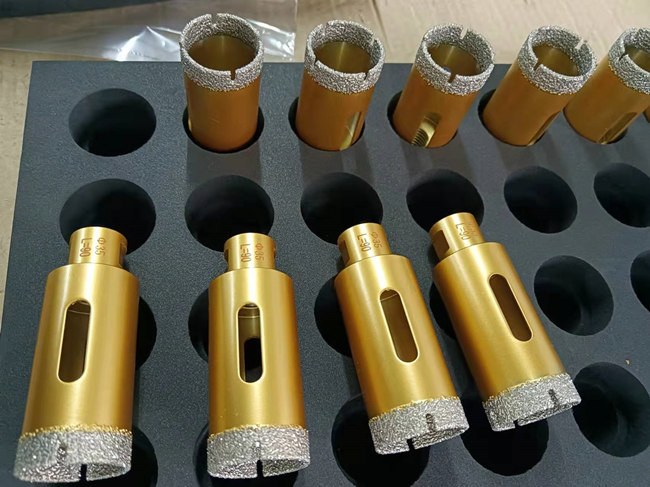Drilling Marble Tile Cemaric M14 Brazed Diamond Hole Saw 90mm