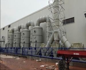 China Dust Removal Spray Tower Washing Tower Scrubber Saving Energy Consumption wholesale